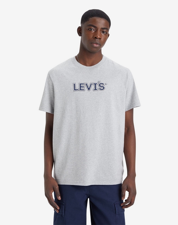 T-shirt Męski Levi`s® Relaxed Fit Graphic Tee Padded Hl Logo Mhg 16143-1488