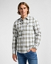 Koszula Męska Lee Leesure Shirt Olive Grove Ecru Plaid 112363691