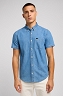 Koszula Męska Lee Lee Button Down Ss Shasta Blue 112349963