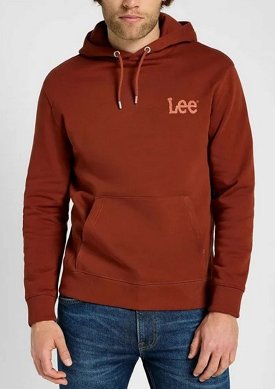 Bluza Męska Lee Wobbly Lee Hoodie Sweet Maple 112358006