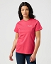 Koszulka Damska Wrangler Regular Tee Raspberry Wine 112355285