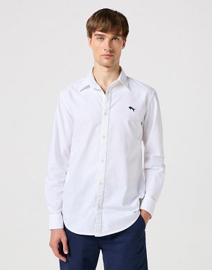 Koszula Męska Wrangler Ls Shirt White Oxford 112350485