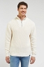 Sweter Męski Lee Half Zip Knit Ecru L83YDENQ