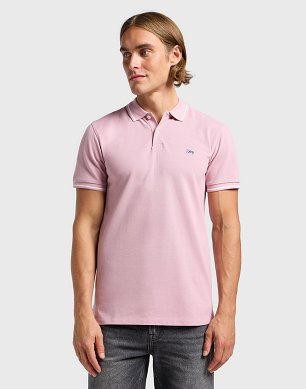 Koszulka Męska Lee Pique Polo Soft Mauve 112363856