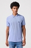 Polo Męskie Wrangler Refined Polo Shirt Blue 112350391