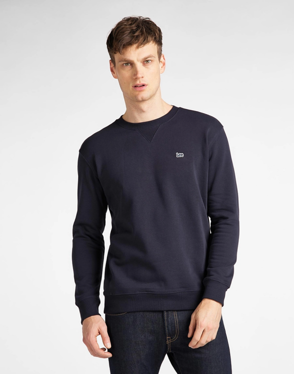 Bluza Męska Lee Plain Crew Sws Midnight Navy L81ITJMA