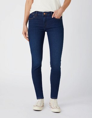 Spodnie Damskie Wrangler Skinny Dream Blue W28K47389