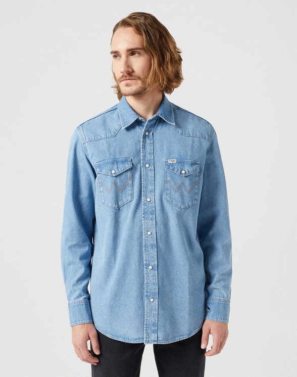 Koszula Męska Wrangler Ls Western Shirt Mid W112350465