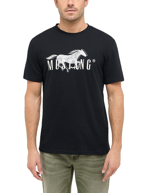 T-shirt Męski Mustang Style Austin Black 1016279-4142