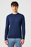 Sweter Męski Wrangler Knit Sweater Navy 112357427