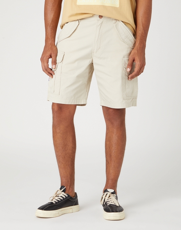 Szorty Męskie Wrangler Casey Cargo Short Peyote Beige W104FVC22