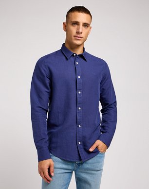 Koszula Męska Lee Patch Shirt Medieval Blue 112349964