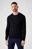 Sweter Męski Wrangler Crewneck Knit Real Black W8A02P101