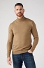 Sweter Męski Wrangler Roll Neck Knit Lead Grey W8D42PM24