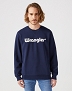 Bluza Męska Wrangler Logo Crew Sweat Navy W112350539