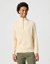 Sweter Męski Wrangler Half Zip Knit Ecru 112357290