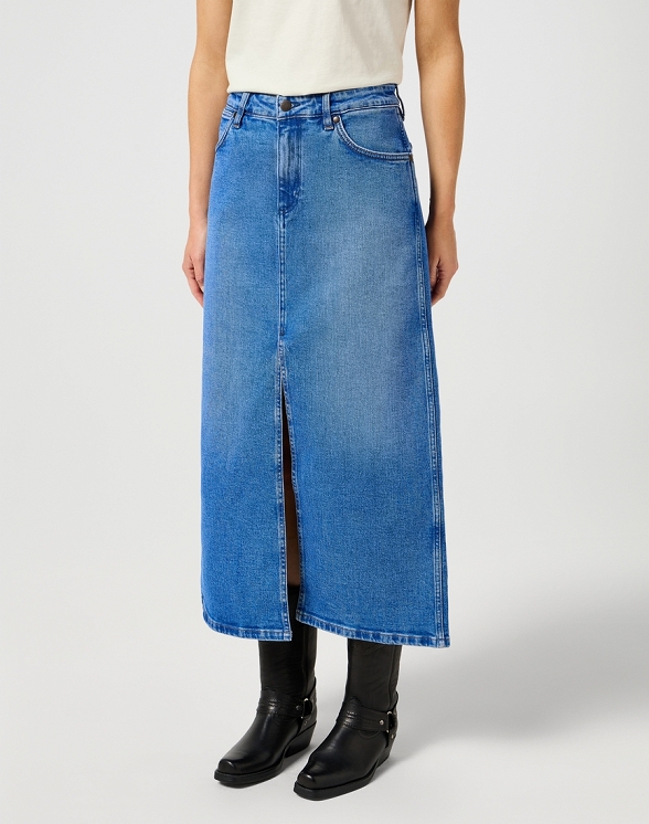 Spódnica Damska Wrangler Denim Maxi Skirt Once Loved 112356425