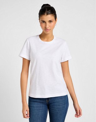 Koszulka Damska Lee Perfect Tee Bright White 112355195