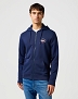 Bluza Męska Wrangler Graphic Zip Hoodie Navy 112362887