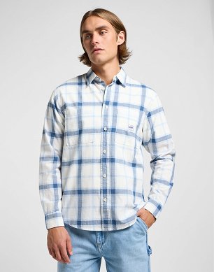 Koszula Męska Lee Workwear Shirt 2.0 Blue 112364150