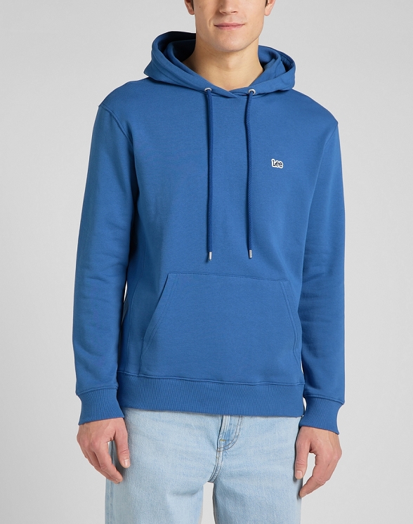 Bluza Męska Lee Plain Hoodie Blue Union L80YSPUF