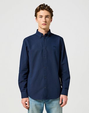 Koszula Męska Wrangler Oxford Shirt Dark Navy 112357241