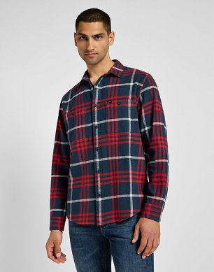 Koszula Męska Lee Worker Shirt 2.0 Rivet Navy 112355647