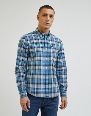 Koszula Męska Lee Button Down Ecru L880RNNQ