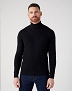 Sweter Męski Wrangler Roll Neck Knit Black W8D42P100