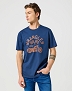 Koszulka Męska Wrangler Americana Tee Navy 112357436