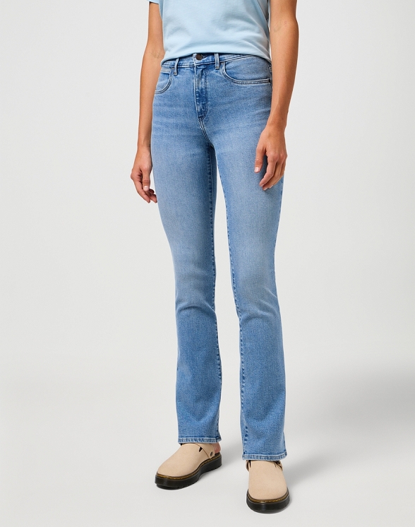 Spodnie Damskie Wrangler Bootcut In The Clouds 112352332