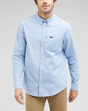 Koszula Męska Lee Button Down Prep Blue L880KUA29