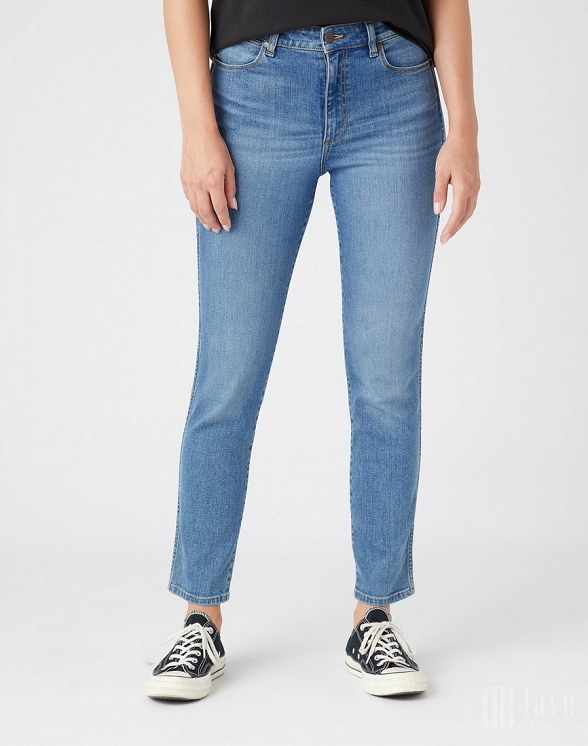 Spodnie Damskie Wrangler Retro Skinny Beloved Blues W253LR40H