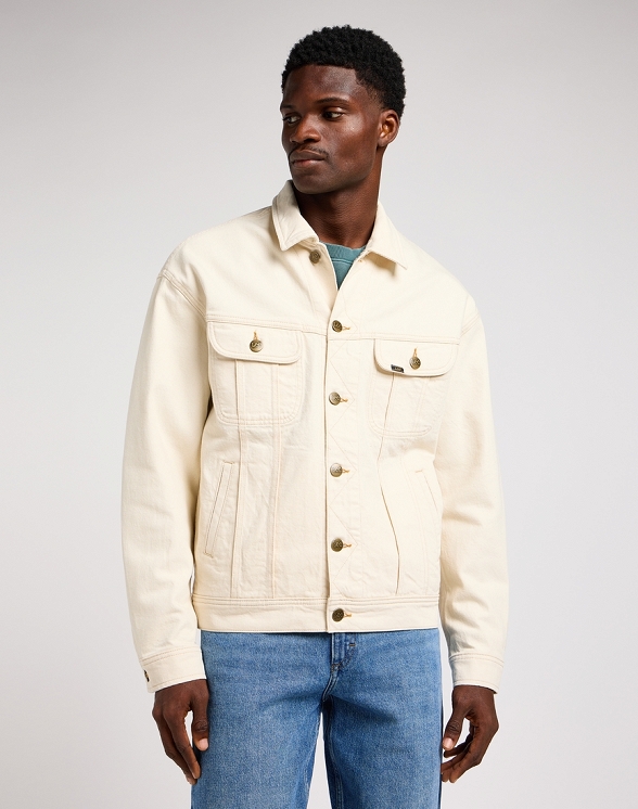 Kurtka Męska Lee Relaxed Rider Jacket Off White 112349348