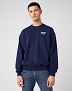 Bluza Męska Wrangler Wwyg Crew Navy W6G7H1114