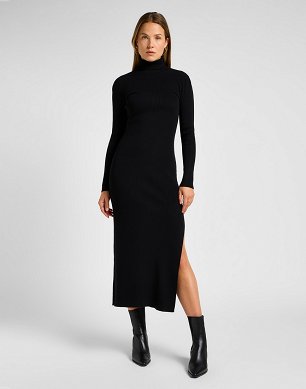 Sukienka Damska Lee Knitted Dress Black 112358303