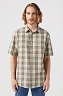 Koszula Męska Wrangler Ss 1 Pkt Shirt Dusty Olive 112350565