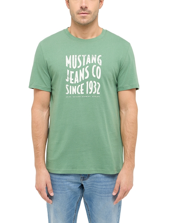 T-shirt Męski Mustang Style Austin Dark Ivy 1016272-6326