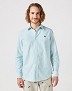 Koszula Męska Wrangler Ls Shirt Green Stripe Oxford 112350480