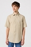 Koszula Męska Wrangler Ss 1 Pkt Shirt Plaza Taupe 112352189