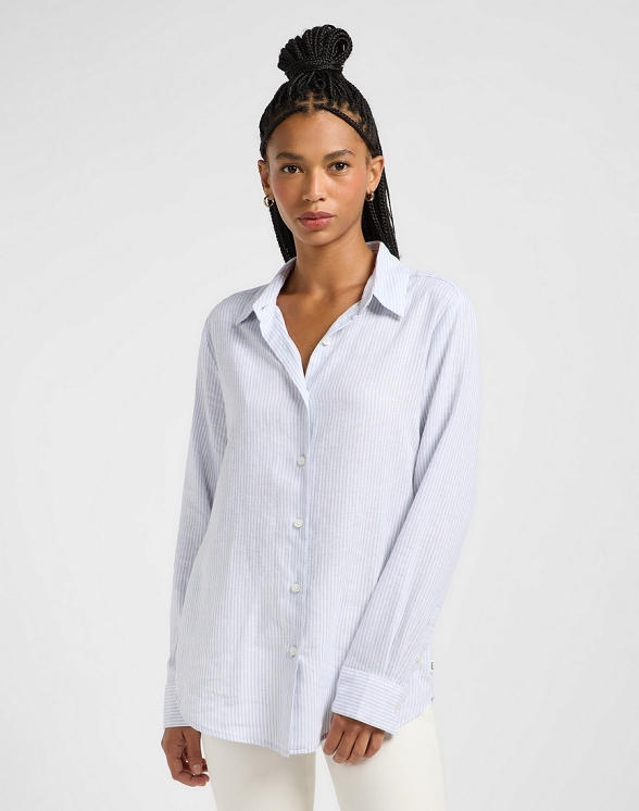 Koszula Damska Lee Pocketless Shirt Concrete Pinstripe 112363628