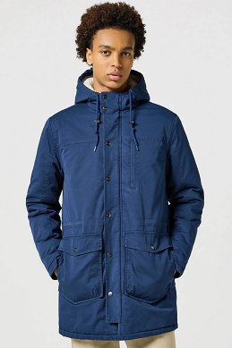 Kurtka Męska Wrangler Heavy Puffer Jacket Navy 112357276