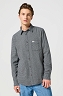 Koszula Męska Wrangler 1 Pkt Flannel Shirt Grey Black 112357253