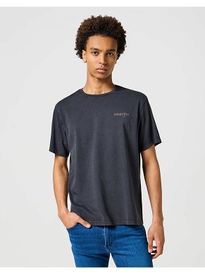 Koszulka Męska Wrangler Graphic Tee Faded Black 112357389