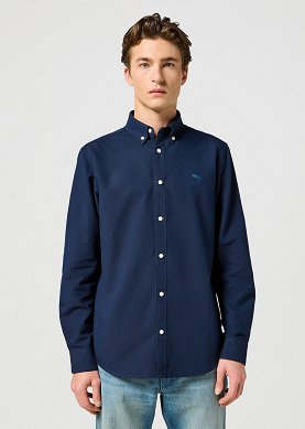 Koszula Męska Wrangler Oxford Shirt Dark Navy 112357241