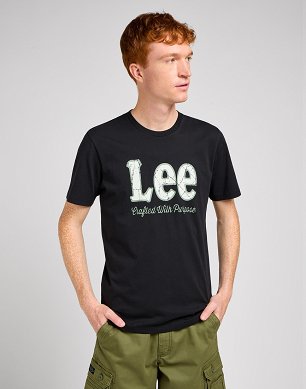 Koszulka Męska Lee Big Logo Tee Black 112349540